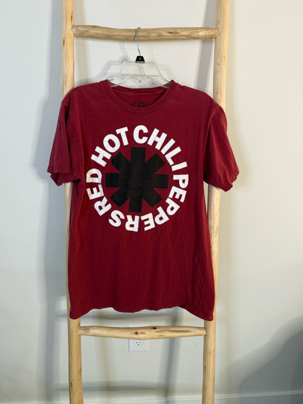 Graphic Tee - Men's Red Red Hot Chili Peppers Band Shirt